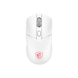 Mouse MSI óptico inalámbrico versa 300 w White , USB 2.0, bluetooth 5.3, r GB, gamer