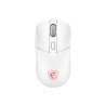 Mouse MSI óptico inalámbrico versa 300 w White , USB 2.0, bluetooth 5.3, r GB, gamer