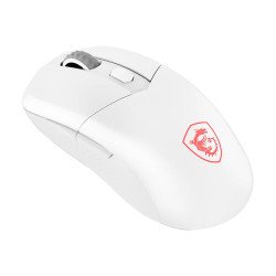 Mouse MSI óptico inalámbrico versa 300 w White , USB 2.0, bluetooth 5.3, r GB, gamer