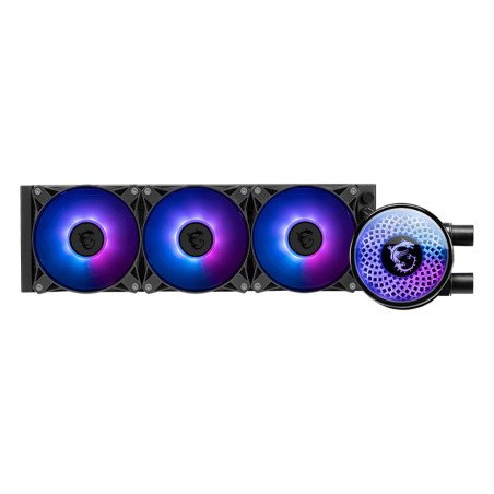 Disipador de enfriamiento liquido MSI MAG coreliquid a12 360, black, 360mm, intel,1700, 1851, AMD am5, am4, r GB