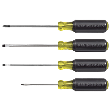 Juego de desarmadores miniatura de punta ranurada y Phillips de 4 piezas