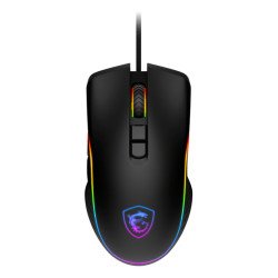 Mouse MSI óptico forge gm320, cableado,, USB, r GB, gamer