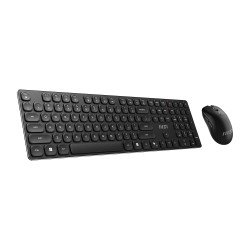 Kit de teclado y mouse inalámbricos forge k210 w combo us USB 2.0