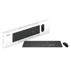 Kit de teclado y mouse inalámbricos forge k210 w combo us USB 2.0