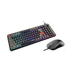 Kit de teclado y mouse forge gk110 combo us, RGB USB 2.0