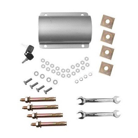 Kit de Accesorios para Barrera Vehicular. Incluye Tornillos, Abrazaderas y llaves.