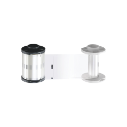 Cinta de laminación TRANSPARENTE 0.6 mil para HDP5000 con laminación, Capacidad de 250 laminados por un solo lado.