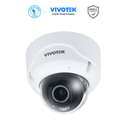 Cámara IP domo exterior 5 MP, IR 40mts, Real Sight Engine IA, WDR Pro, Micrófono Integrado, Lente varifocal 2.8-12mm, Protección