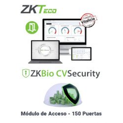 Licencia Vitalicia para 150 Puertas en Control de Acceso BioCVSecurity, Hasta 30 000 Usuarios, 2,000 Departamentos