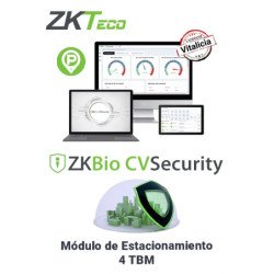 Modulo Vitalicio para Gestión de Estacionamiento del BioCVSecurity, Soporta 4 TBM, 30 000 Usuarios, 2000 Áreas, 2000 Departament