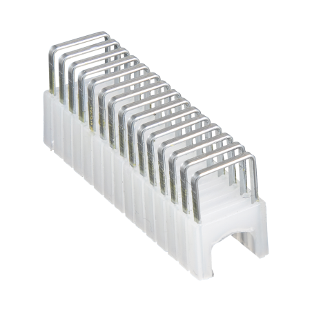 Grapas con Aislamiento, para Cables CAT3 y CAT5e, Cable de Altavoz y Cable de seguridad de hasta 1/4'' - 5/16'' (6 mm - 8 mm).