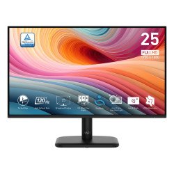 Monitor MSI PRO MP251L E2, 62.2 cm (24.5"), 1920 x 1080 Pixeles, Full HD, LED, 4 ms, Negro
