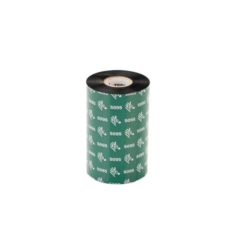 Zebra 5095 Resin cinta térmica 450 m Negro