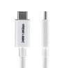 Cable Thunderbolt 5 Certificado de 80cm - 80Gbps 120Gbps - 8K60Hz - PD 240W - Cable Thunderbolt Certificado - Blanco - Cable for