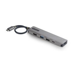 Mini Dock USB-C a HDMI Multipuertos, PD 140W, 4K 60Hz, Hub USB 10Gbps 2 Puertos, 1x USB 2.0, 1 Pantallas compatibles 4K