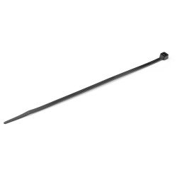 Cinchos Sujetacables de 20 cm, 4 mm de Ancho, 55 mm de Diámetro, Soportan 22 kg de Tensión, de Nylon, Cierre Automático