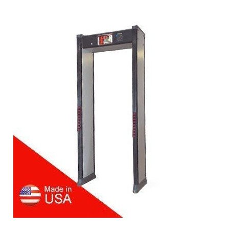 Arco Detector de Metales de 6 Zonas con Base para Fijarse al Piso.