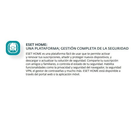 Home security Essential 1 Lic. 1 año eset ehse11