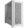 GABINETE CORSAIR ICUE 4000D RGB AIRFLOW BLANCO MEDIA TORRE TG ATX