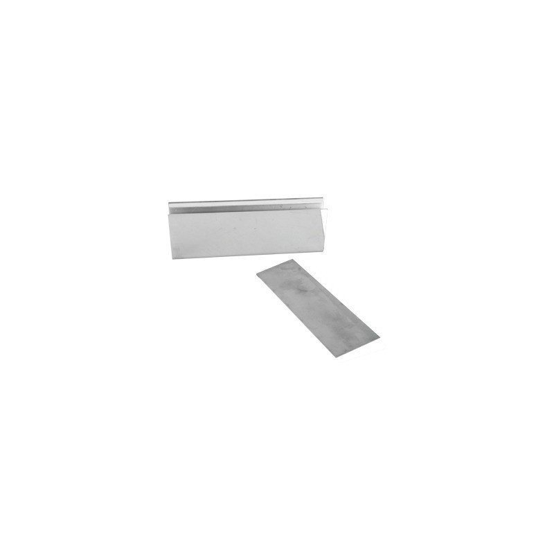 Bracket para puertas de vidrio de 1/2 de grosor utilizando chapa magnética de 1200 lbs.