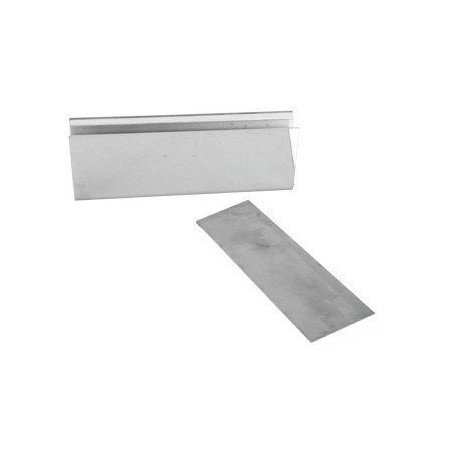 Bracket para puertas de vidrio de 1/2 de grosor utilizando chapa magnética de 1200 lbs.