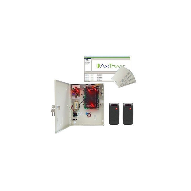 Kit de control de acceso de 2 lectoras IP, 30,000 usuarios, última generación