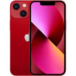 Apple iPhone 13, 128 GB, Rojo, Totalmente Desbloqueado (Reacondicionado Grado A) Incluye Mica de Cristal templado 9D, Cable de D