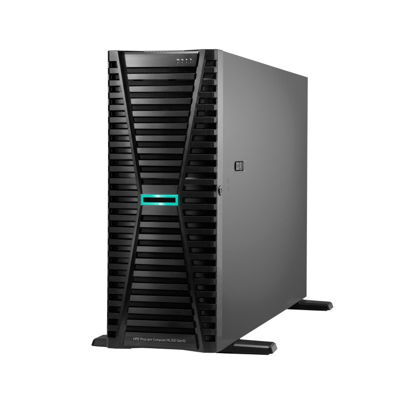 HPE ProLiant Compute ML350 Gen12 6505P 12c 1P 1x64GB-R 8SFF MR408i-o 1x960 GB SSD 2x800W PS LA Server,