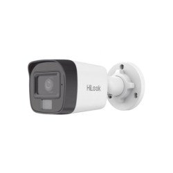 Bala IP 2mp (1080p), Lente 2.8mm, Ángulo de visión 101, 20m IR, 15m Luz Bca, Micrófono Integrado, ACUSENSE Lite, IP67, PoE, dWDR