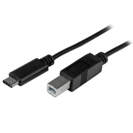 Cable de 2m USB-C a USB B Macho a Macho, Cable USB Tipo C a USB B USB 2.0, Cable for Impresora, Tableta, Escáner, Portátil, Comp