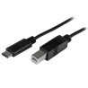 Cable de 2m USB-C a USB B Macho a Macho, Cable USB Tipo C a USB B USB 2.0, Cable for Impresora, Tableta, Escáner, Portátil, Comp