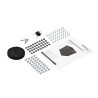 Gabinete Rack de Pared para Servidores 9U 19" 4 Postes Estante 1U, Rack de Servidores de Montaje en Pared, Malla de acero, Acero