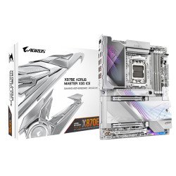 Tarjeta madre gigabyte ATX x870e a master x ice, ddr5, am5, 256 GB, para AMD