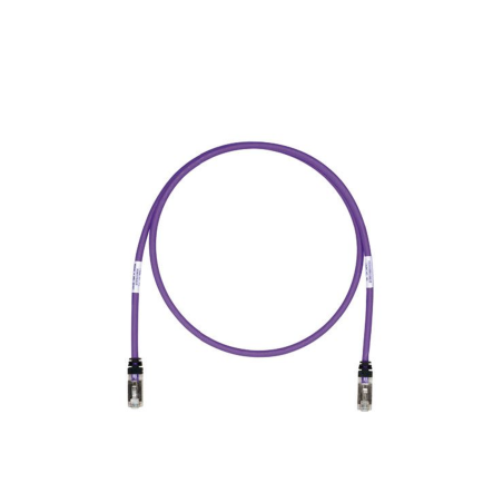 Patch cord Cat 6a, blindado S/FTP, cm, ls0h, 10ft, color violeta