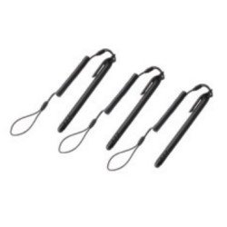 Juego de tres lápices táctiles (SG-TC7X-STYLUS1-03) y tres correas enrolladas (KT-TC7X-TETHR1-03).