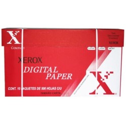 Papel Rojo Carta 003M02000 Xerox - Papel Bond Blanco Carta, Impresión Láser, Color blanco