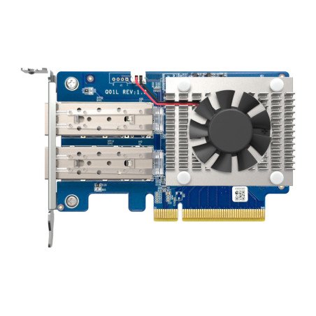 Tarjeta de expansión de red PCIe con 2 puertos 10 GBE SFP+ para NAS, pc o servidores, que aporta conectividad de alta velocidad