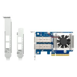 Tarjeta de expansión de red PCIe con 2 puertos 10 GBE SFP+ para NAS, pc o servidores, que aporta conectividad de alta velocidad
