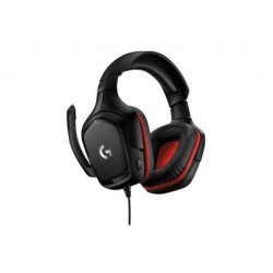 Diadema headset Logitech G332 - PC/Juegos, Negro, Rojo, Alámbrico