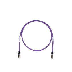 Patch cord Cat 6a, blindado S/FTP, cm, ls0h, 20ft, color violeta