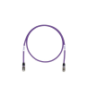 Patch cord Cat 6a, blindado S/FTP, cm, ls0h, 20ft, color violeta