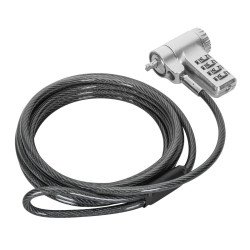 Targus ASP96GLX-S cable antirrobo Plata 2 m