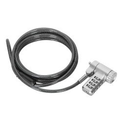 Targus ASP96GLX-S cable antirrobo Plata 2 m