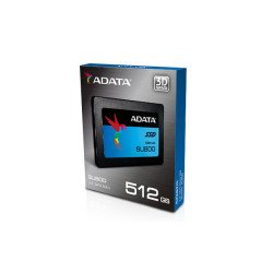 Estado sólido SSD Adata SU800, 512GB, 2.5", SATA3, 7mm, lect.560, escr.520mbs, sin bracket, PC, alto rendimiento