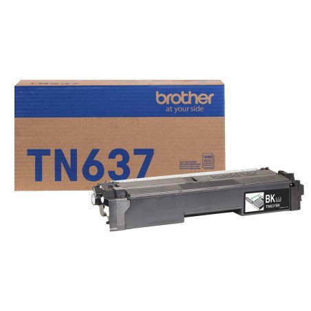 Brother TN-637BK cartucho de tóner 1 pieza Original Negro