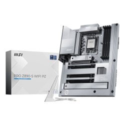 Tarjeta madre MSI PRO Z890-S WIFI PZ, Intel, LGA 1851 (Socket V1), Intel Core Ultra (Series 2), LGA 1851, 256 GB, DDR5-SDRAM