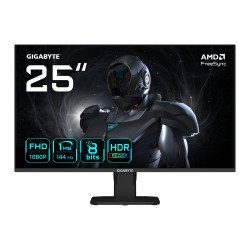 Monitor GIGABYTE GS25F14, 62.2 cm (24.5"), 1920 x 1080 Pixeles, Full HD, LED, 1 ms, Negro