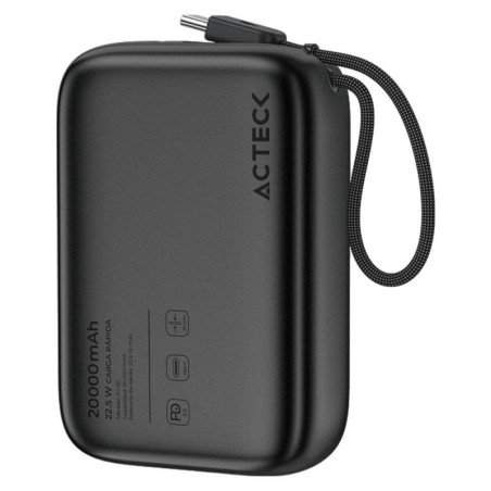 Cargador Powerbank Acteck Energon GO Plug Max PG80 Cargador Powerbank 20, 000 mAh
