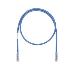 Cable de parcheo UTP, Cat 6a, 24 AWG, cm, color azul, 10ft