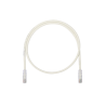 Cable de parcheo UTP, Cat 6a, 24 AWG, cm, color blanco, 17ft